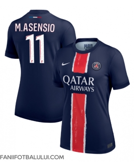 Paris Saint-Germain Marco Asensio #11 Tricou Fotbal Replică 2024-25 Femei Acasa